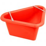 45lt Red Triangular Corner Feed Manger (7122)